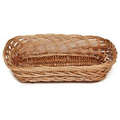 Oblong Willow Open Weave Tray/ Basket (12 1/2"x9 1/2"x2 3/4")